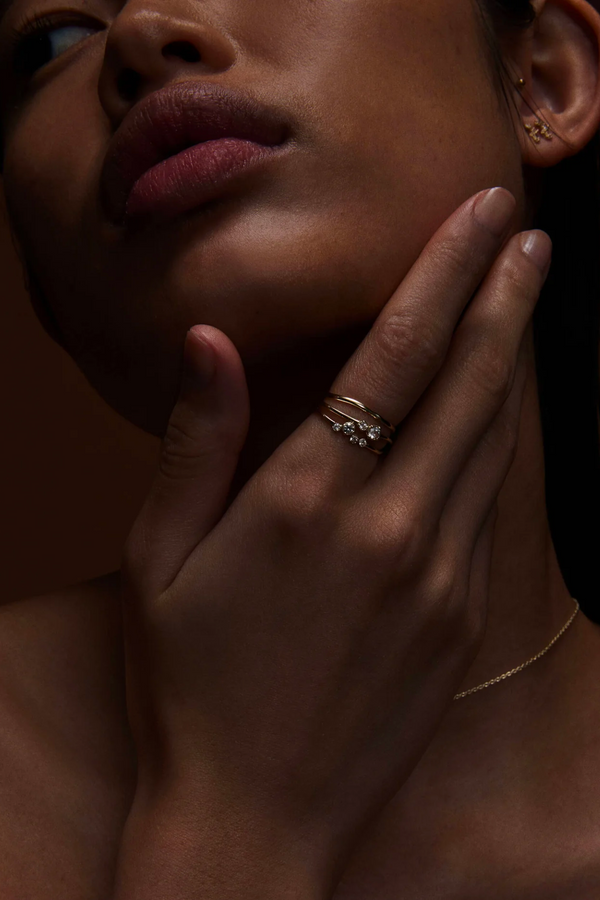 Kirstin Ash Aurelia Ring - 9K Gold