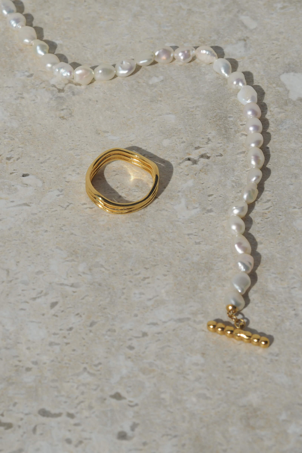 Kirstin Ash Lustre Necklace - 18k Gold Plated