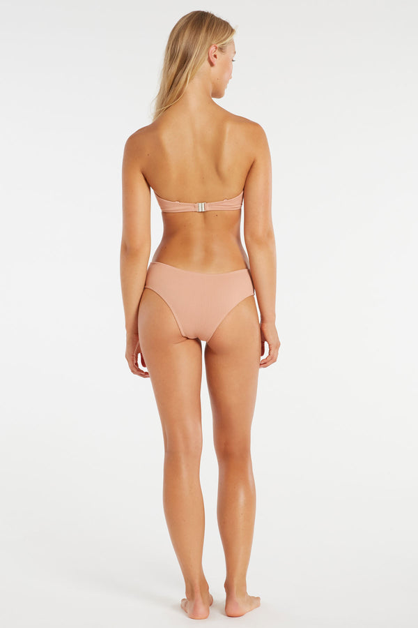 Zulu & Zephyr Barefoot Bandeau Bikini Set - Pink