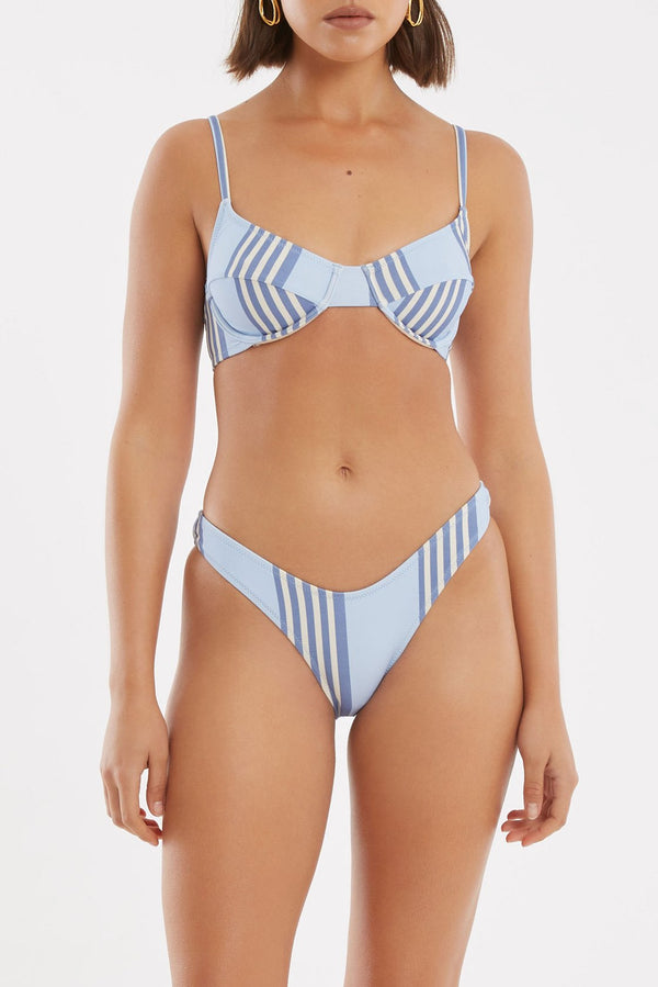 Zulu & Zephyr Pacific Stripe Curve Brief - Pacific Stripe