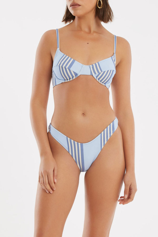 Zulu & Zephyr Pacific Stripe Curve Brief - Pacific Stripe