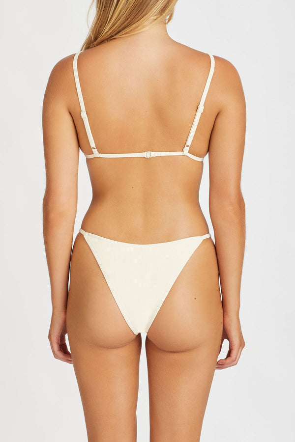 Zulu & Zephyr Ribbed String Curve Brief - Shea
